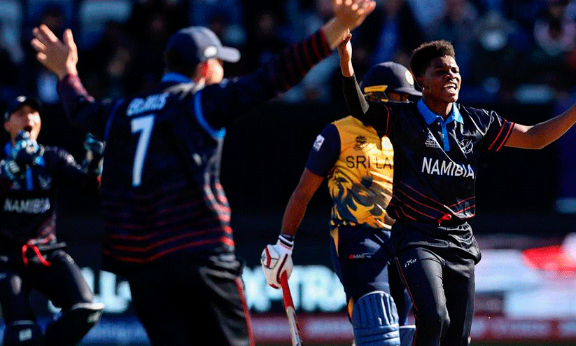 ട്വന്റി 20 ലോകകപ്പിന് അട്ടിമറിയോടെ തുടക്കം; നമീബിയയോട് നാണംകെട്ട് ശ്രീലങ്ക