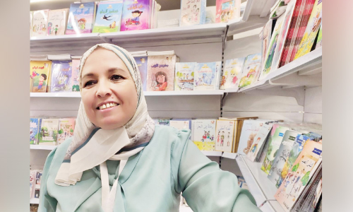 പു​സ്ത​ക​മേ​ള​യി​ൽ താ​ര​മാ​യി ന​ജീ​ബ ബു​ഗാ​ന്ധി