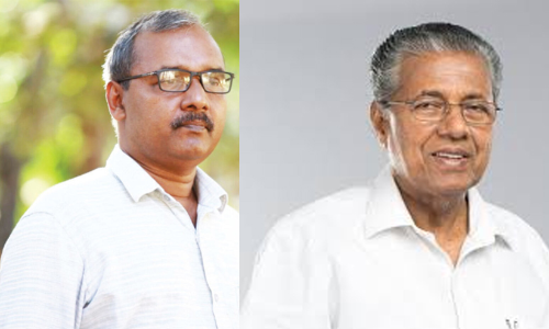 K.K. Surendran, Pinarayi vijayan