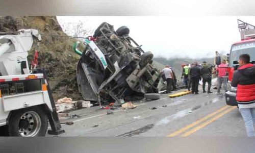 കൊളംബിയയിൽ ബസ് മറിഞ്ഞ് 20 പേർ മരിച്ചു,15 പേർക്ക് പരിക്ക്