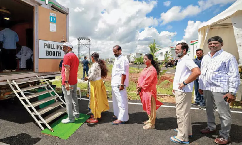 Congress President election Polling