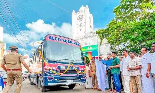 Alco scan van reached Kottayam