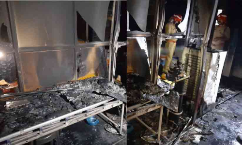 കണ്ണൂരിൽ സാമൂഹികാരോഗ്യ കേന്ദ്രത്തിൽ തീപിടിത്തം; ഇൻജക്ഷൻ റൂം പൂർണമായും കത്തിനശിച്ചു കണ്ണൂരിൽ സാമൂഹികാരോഗ്യ കേന്ദ്രത്തിൽ തീപിടിത്തം; ഇൻജക്ഷൻ റൂം പൂർണമായും കത്തിനശിച്ചു