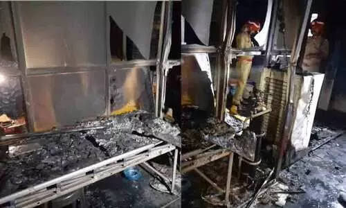 കണ്ണൂരിൽ സാമൂഹികാരോഗ്യ കേന്ദ്രത്തിൽ തീപിടിത്തം; ഇൻജക്ഷൻ റൂം പൂർണമായും കത്തിനശിച്ചു