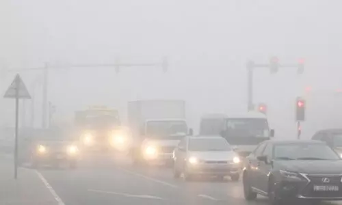 Fog warning in UAE