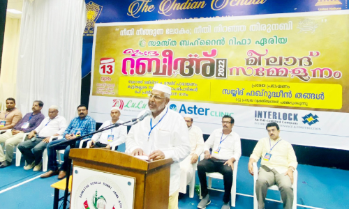 സ​മ​സ്ത റി​ഫ ഏ​രി​യ മീ​ലാ​ദ് സ​മ്മേ​ള​നം സം​ഘ​ടി​പ്പി​ച്ചു​