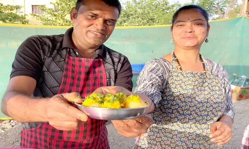 pani puri stall in Nashik