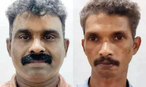 വി​ദേ​ശ​മ​ദ്യ വി​ൽ​പ​ന: ര​ണ്ടു​പേ​ർ അ​റ​സ്റ്റി​ൽ