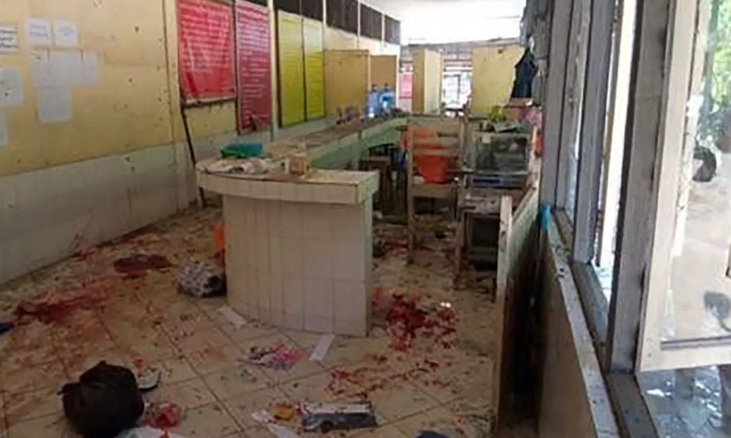 മ്യാന്മർ ജയിലിൽ പാഴ്സൽ ബോംബ് പൊട്ടി എട്ടുമരണം