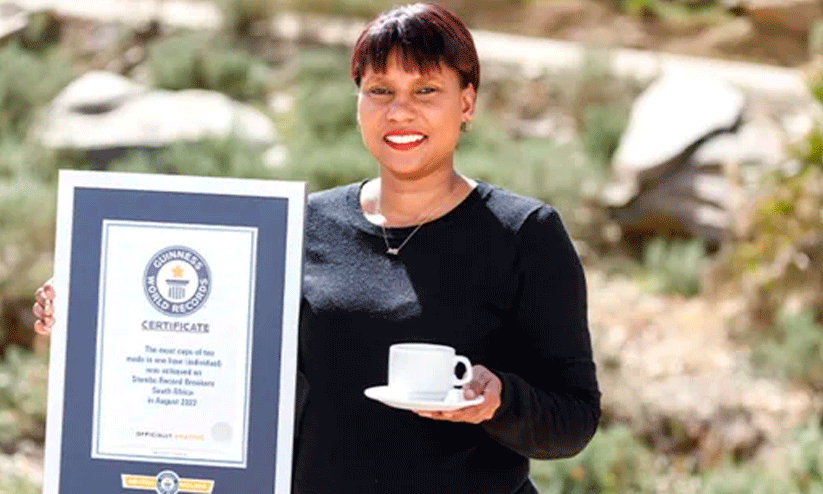 മണിക്കൂറിൽ തയാറാക്കിയത് 249 കപ്പ് ചായ; ഗിന്നസ് റെക്കോഡിലിടം നേടി ദക്ഷിണാഫ്രിക്കൻ വനിത