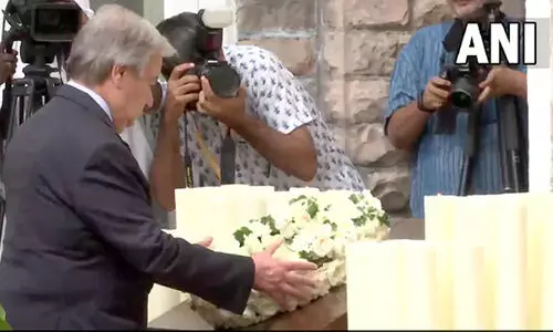 മുംബൈ ഭീകരാക്രമണത്തിൽ കൊല്ലപ്പെട്ടവർക്ക് ആദരാഞ്ജലി അർപ്പിച്ച് യു.എൻ സെക്രട്ടറി ജനറൽ