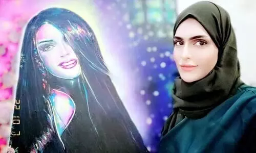 പെണ്ണിന്റെ ആത്മസംഘർഷങ്ങൾ വരച്ച് മറിയം അൽ-ഷംലാവി പെണ്ണിന്റെ ആത്മസംഘർഷങ്ങൾ വരച്ച് മറിയം അൽ-ഷംലാവി