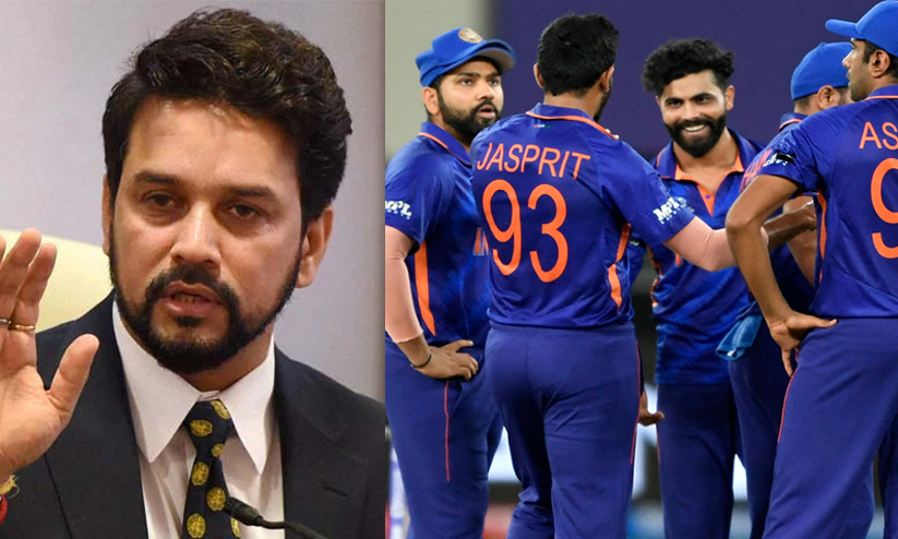 കളിക്കാരുടെ സുരക്ഷയാണ് പ്രധാനം; ഇന്ത്യൻ ടീം പാകിസ്താനിലേക്ക് പോകുന്നതിൽ ആഭ്യന്തര മന്ത്രാലയം തീരുമാനമെടുക്കും -അനുരാഗ് ഠാക്കൂർ കളിക്കാരുടെ സുരക്ഷയാണ് പ്രധാനം; ഇന്ത്യൻ ടീം പാകിസ്താനിലേക്ക് പോകുന്നതിൽ ആഭ്യന്തര മന്ത്രാലയം തീരുമാനമെടുക്കും -അനുരാഗ് ഠാക്കൂർ