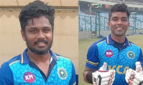 തകർത്തടിച്ച് സഞ്ജുവും സചിനും; കശ്മീരിനെ കീഴടക്കി കേരളം