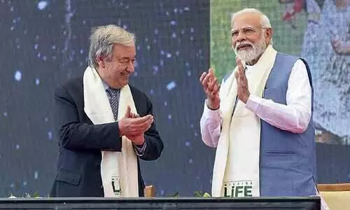 antonio guterres, narendra modi