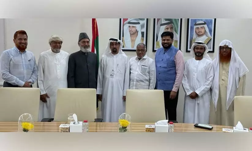 കെ.എൻ.എം നേതാക്കൾ ദുബൈ ഔഖാഫ് സന്ദർശിച്ചു കെ.എൻ.എം നേതാക്കൾ ദുബൈ ഔഖാഫ് സന്ദർശിച്ചു