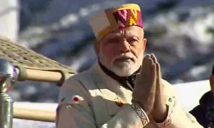 കേദാർനാഥ് ധാമിലെ പ്രാർഥനയിൽ പങ്കെടുത്ത് നരേന്ദ്രമോദി