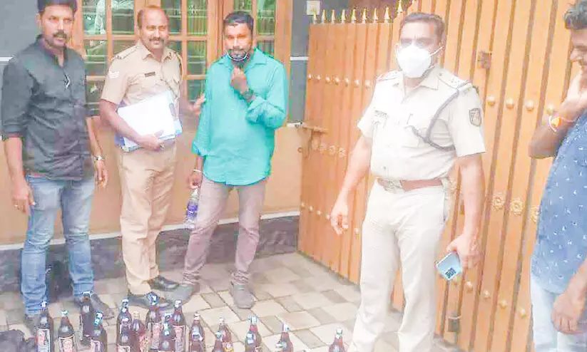 22 ലിറ്റർ വിദേശമദ്യവുമായി യുവാവ് അറസ്റ്റിൽ