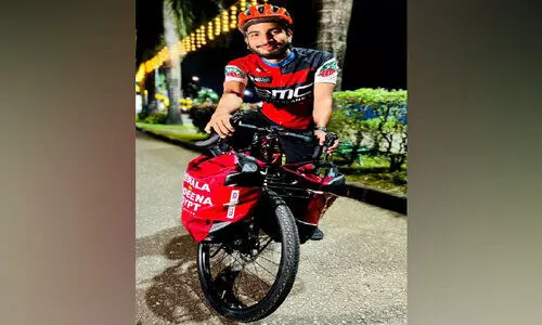 സൈക്കിളിൽ ഈജിപ്തിലേക്ക് ഹാഫിസ്