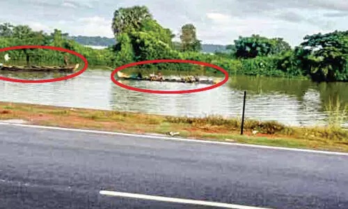 പേര് തുറമുഖ മണലെടുപ്പ്; വാരുന്നത് ഭാരതപ്പുഴയുടെ കരയിൽനിന്ന്