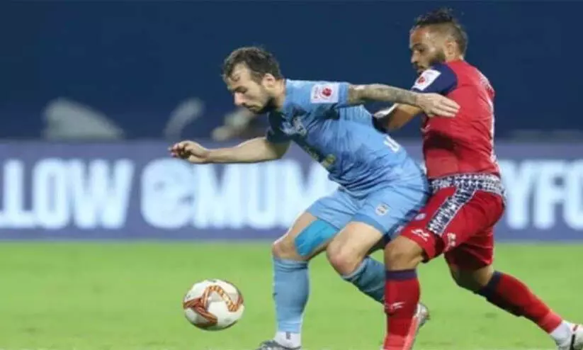 മുംബൈ-ജാംഷഡ്പുർ സമനില; ഹൈദരാബാദ് ബംഗളൂരുവിനെ വീഴ്ത്തി മുംബൈ-ജാംഷഡ്പുർ സമനില; ഹൈദരാബാദ് ബംഗളൂരുവിനെ വീഴ്ത്തി