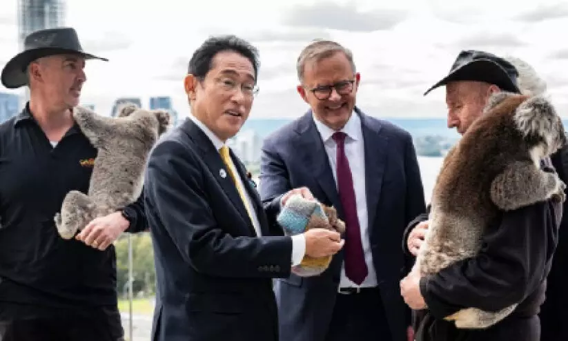 Japan and Australia sign Japan and Australia sign