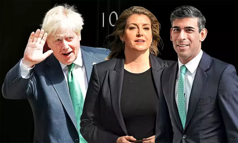 Rishi Sunak, Boris Johnson, Penny Mordon