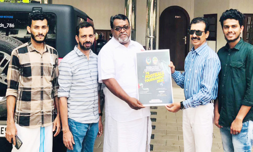 ഫു​ട്​​ബാ​ൾ പോ​സ്റ്റ​ർ പ്ര​കാ​ശ​നം ചെ​യ്തു