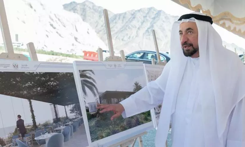 ഹാങ്ങിങ് ഗാർഡൻ ശൈഖ് സുൽത്താൻ സന്ദർശിച്ചു