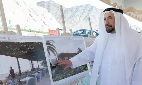 ഹാങ്ങിങ് ഗാർഡൻ ശൈഖ് സുൽത്താൻ സന്ദർശിച്ചു