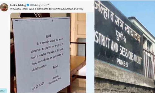 വനിതാ അഭിഭാഷകർ മുടി ചീകുന്നത് കോടതി പ്രവർത്തനത്തെ ബാധിക്കുന്നുവെന്ന് പുണെ ജില്ലാ കോടതി; വിവാദം
