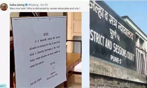 വനിതാ അഭിഭാഷകർ മുടി ചീകുന്നത് കോടതി പ്രവർത്തനത്തെ ബാധിക്കുന്നുവെന്ന് പുണെ ജില്ലാ കോടതി; വിവാദം