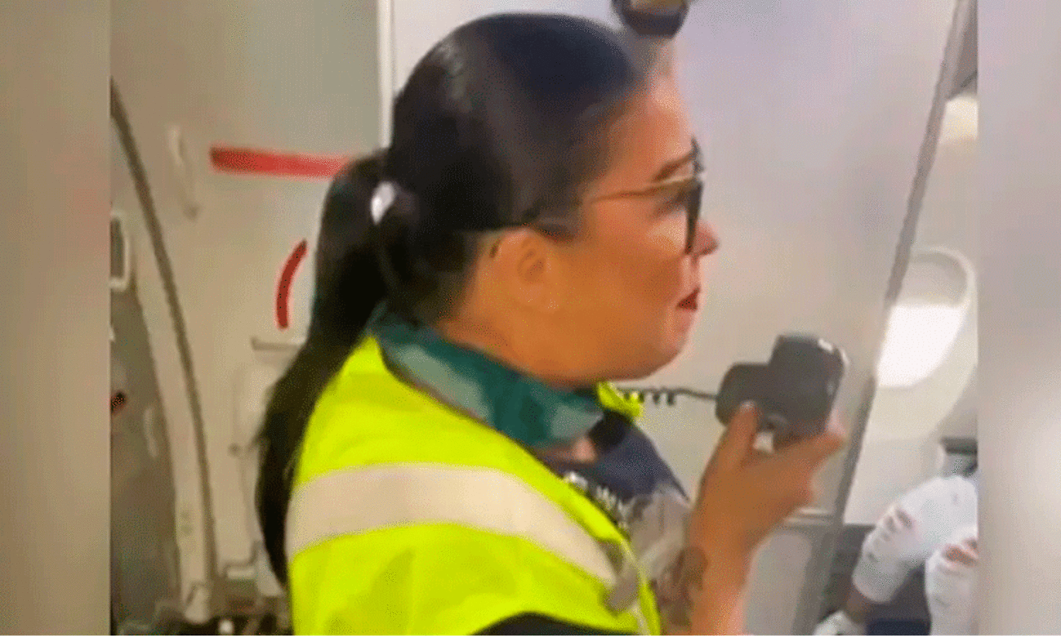 30 വർഷത്തിന് ശേഷം പ്രിയപ്പെട്ട അധ്യാപികയെ കണ്ടുമുട്ടി; അതും ജോലിചെയ്യുന്ന വിമാനത്തിൽ -VIDEO