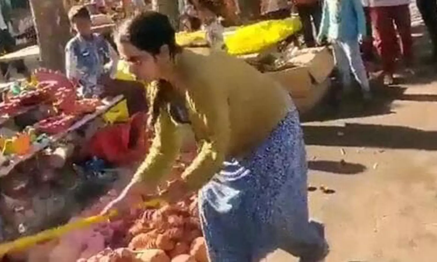 Woman doctor booked for damaging shops