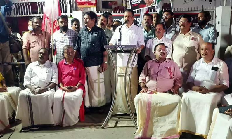 ഗവർണർക്കെതിരെ തലസ്ഥാനത്ത് വൻ ബഹുജന റാലി