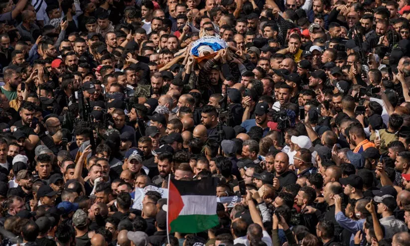 വെസ്റ്റ് ബാങ്കിൽ ഇസ്രായേൽ കുരുതി; ആറു ഫലസ്തീനികൾ കൊല്ലപ്പെട്ടു വെസ്റ്റ് ബാങ്കിൽ ഇസ്രായേൽ കുരുതി; ആറു ഫലസ്തീനികൾ കൊല്ലപ്പെട്ടു