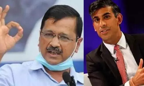Arvind Kejriwal congratulates Rishi Sunak