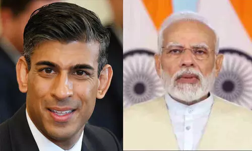 ഋഷി സുനകിനെ അഭിനന്ദിച്ച് മോദി: ആഗോള പ്രശ്‌നങ്ങൾക്ക് ഒരുമിച്ച് പരിഹാരം കാണാം