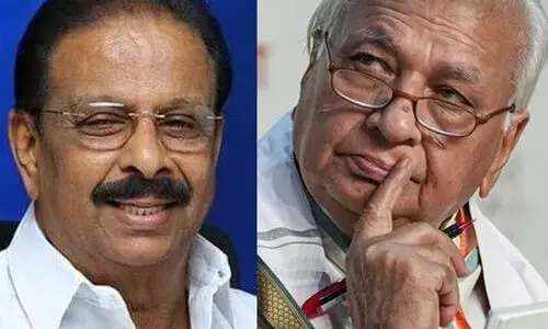 ഗവര്‍ണറുടെ കൈകളും ശുദ്ധമല്ല, തെറ്റുതിരുത്തി പൊതുസമൂഹത്തോട് മാപ്പ് പറയണം -കെ. സുധാകരന്‍