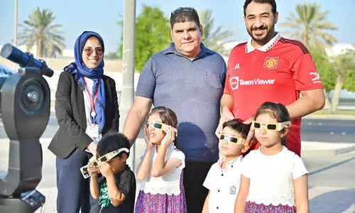 Partial solar eclipse in Bahrain