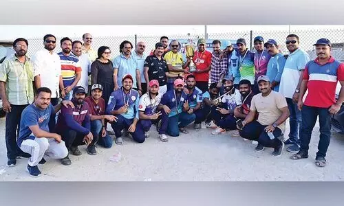 തൃ​​ശൂ​ർ അ​സോ​സി​യേ​ഷ​ൻ ഓ​ഫ് കു​വൈ​ത്ത് ക്രി​ക്ക​റ്റ് മ​ത്സ​രം