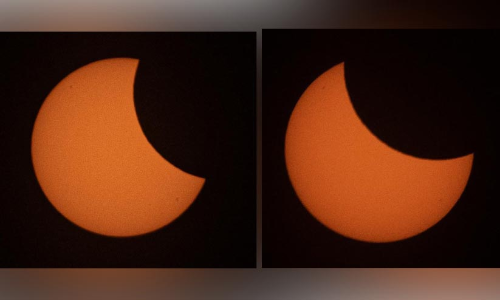 Partial Solar Eclipse in Oman