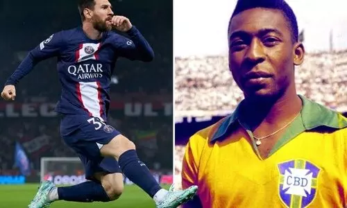 പെലെയെ മറികടന്ന് മെസി