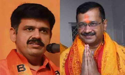 ഞങ്ങളാണ് സംഘപരിവാർ, നിങ്ങൾ ആം ആദ്‌മിയാണ് -കെജ്രിവാളിനെ ഓർമിപ്പിച്ച് സന്ദീപ് വാര്യർ