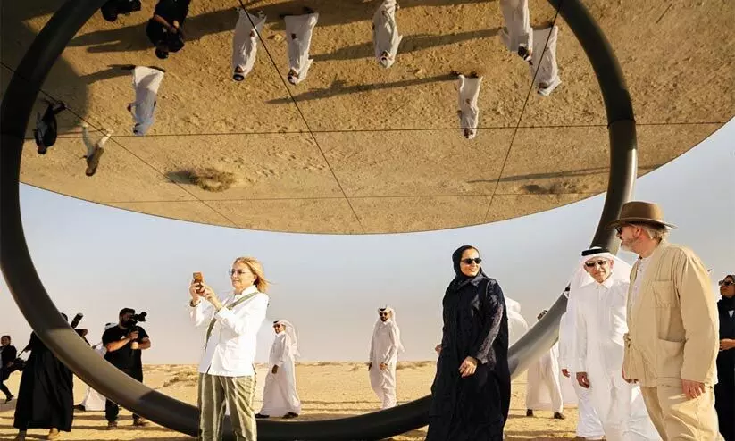 കലാസൃഷ്ടികളുമായി ഖത്തർ മ്യൂസിയം കലാസൃഷ്ടികളുമായി ഖത്തർ മ്യൂസിയം