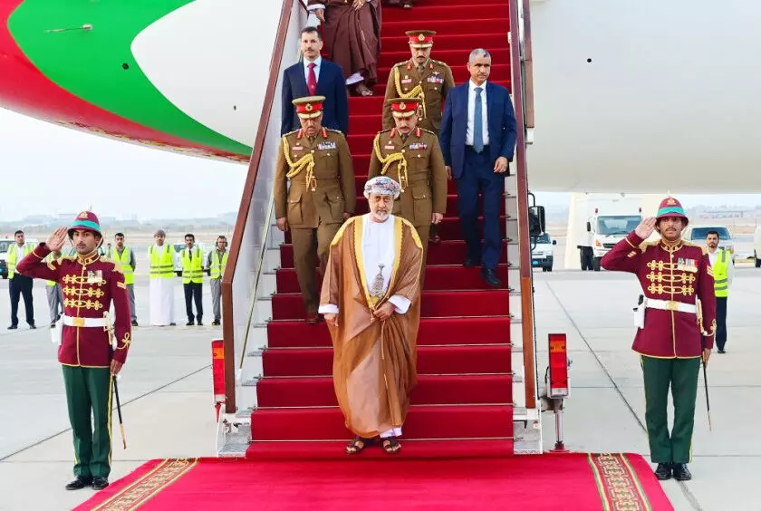 Oman Sultan returns after Bahrain visit