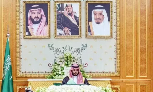 മന്ത്രിസഭായോഗത്തിൽ അധ്യക്ഷത വഹിച്ച് സൗദി കിരീടാവകാശി