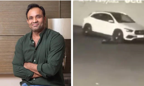 Filmmaker Kamal Kishor Mishra hits wife with car