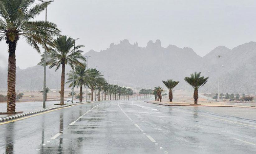 സൗദിയിൽ കാലാവസ്ഥ മാറ്റം; പല ഭാഗങ്ങളിലും മഴയും പൊടിക്കാറ്റും