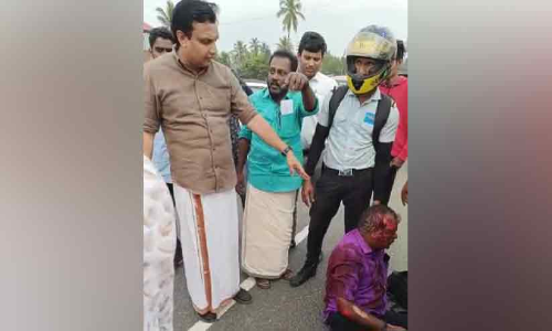 അപകടത്തിൽ പരിക്കേറ്റ് റോഡിൽ കിടന്നയാൾക്ക് രക്ഷകനായി മന്ത്രി മുഹമ്മദ് റിയാസ്